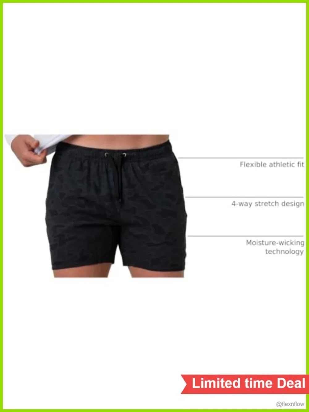 Men's Athletic Shorts with Liner, Quick-Dry 7